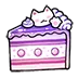 Emoji food_cake_purple