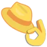 Emoji chapeau