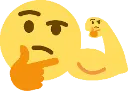 Emoji thinkmuscle