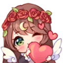 Emoji angelheart