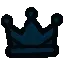 Emoji 2634darkbluecrown