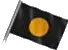 Emoji Drapeau_noir_et_orange