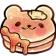Emoji food_bear_pancakes