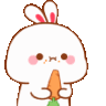 Emoji bunny_carrots