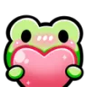 Emoji frog_heart_1