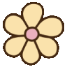 Emoji flower_yellow_drawing