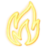 Emoji neon_fire