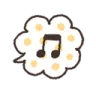 Emoji bubble_musique
