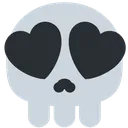 Emoji skullheart