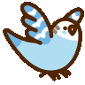 Emoji bird_blue