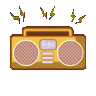 Emoji other_music_stereo