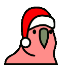Emoji christmasparrot