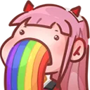 Emoji Z_vomi_arc_en_ciel