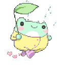 Emoji frogwalk